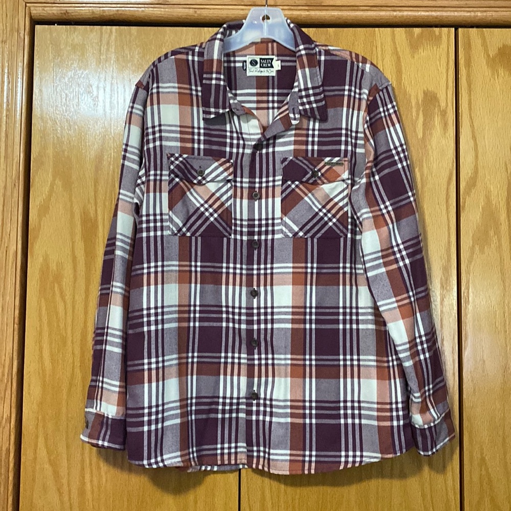 Womens Salty Crew flannel shirt